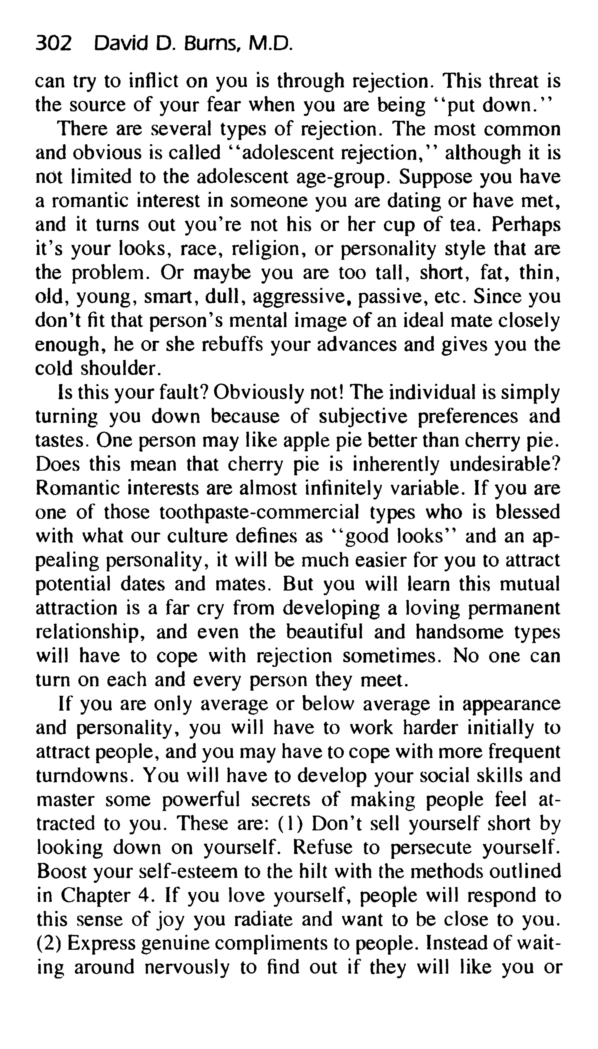Feeling good the new mood therapy david burns