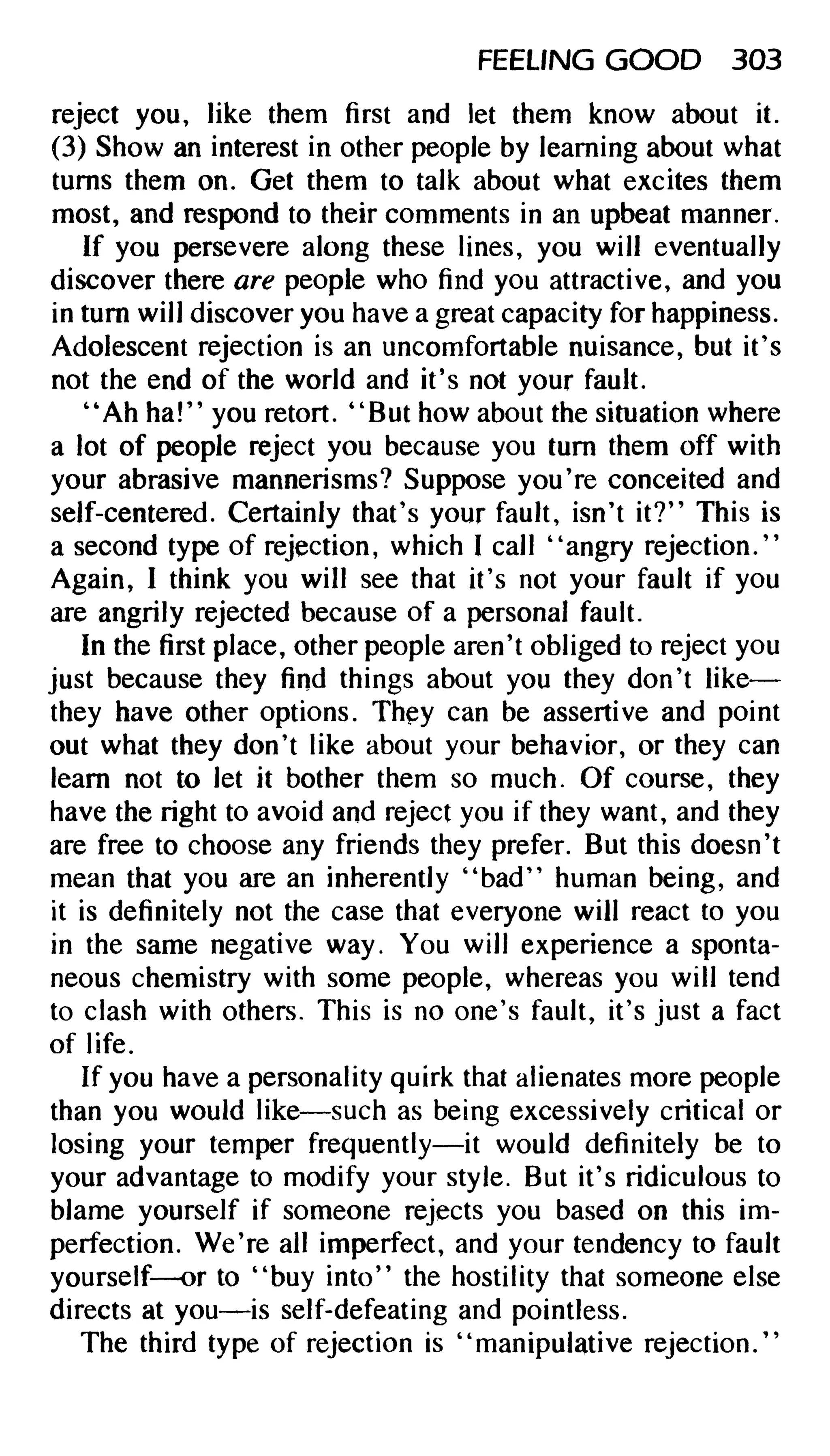 Feeling good the new mood therapy david burns