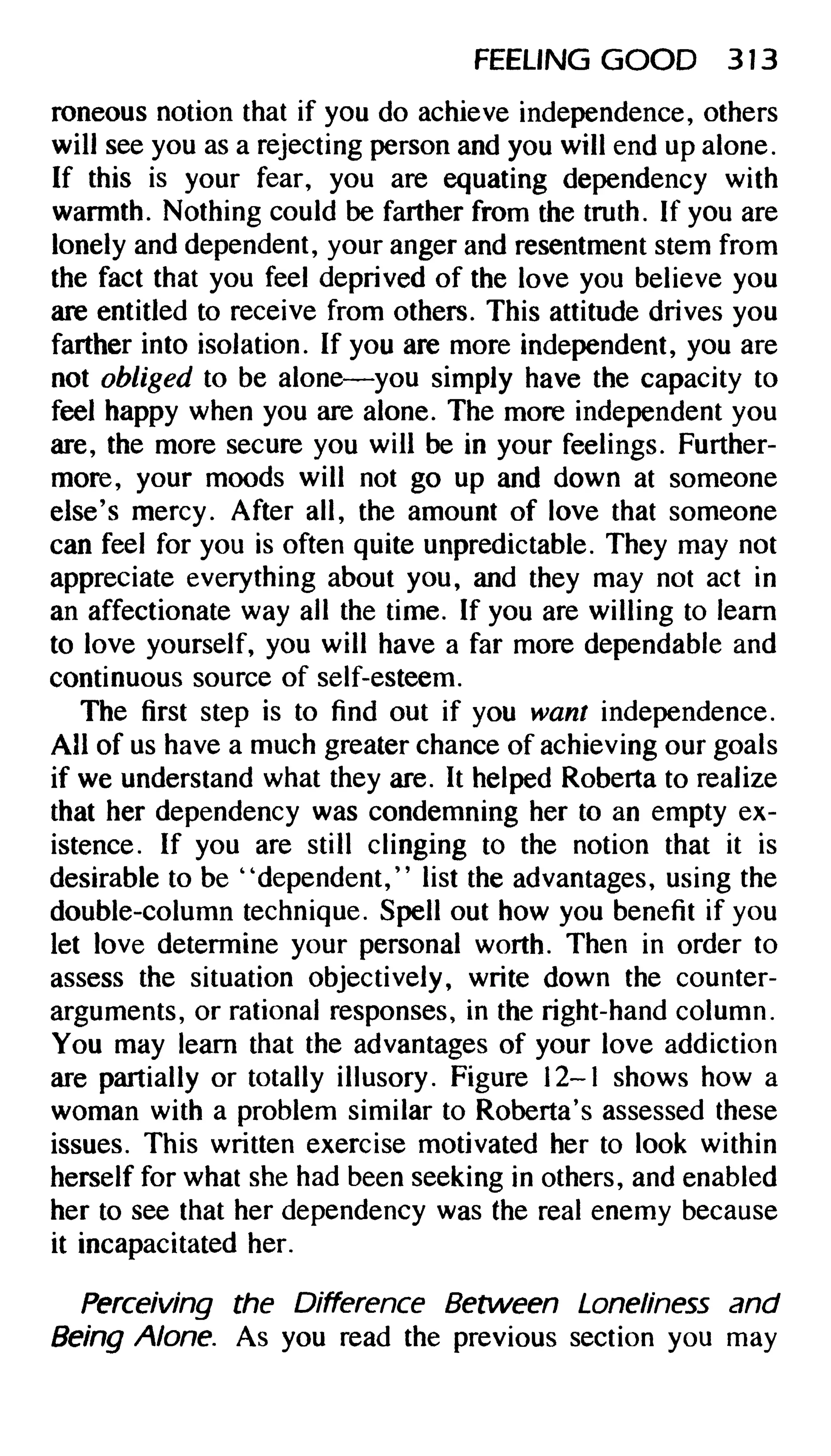 Feeling good the new mood therapy david burns