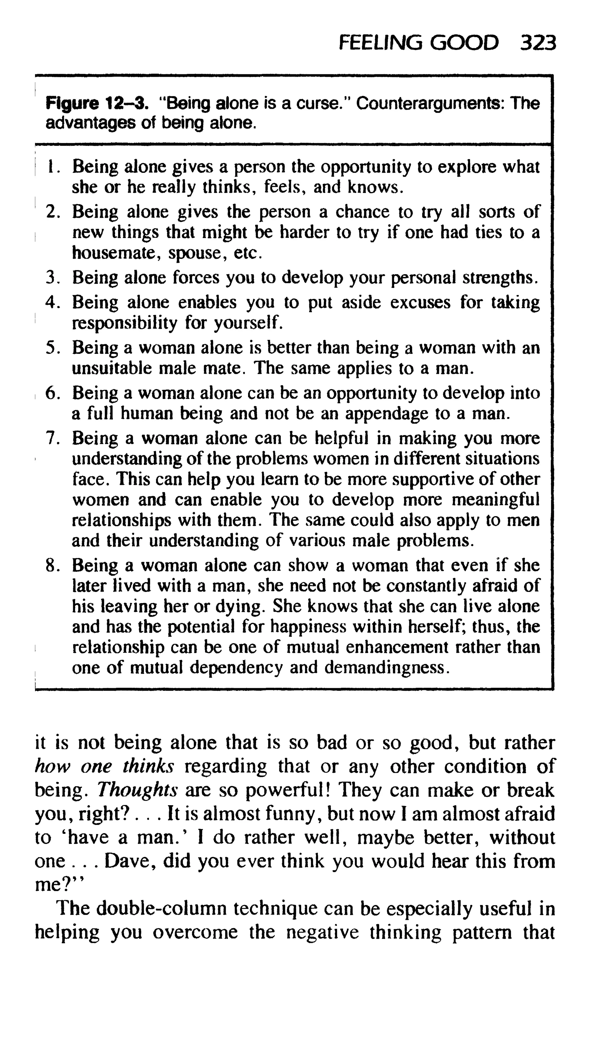 Feeling good the new mood therapy david burns