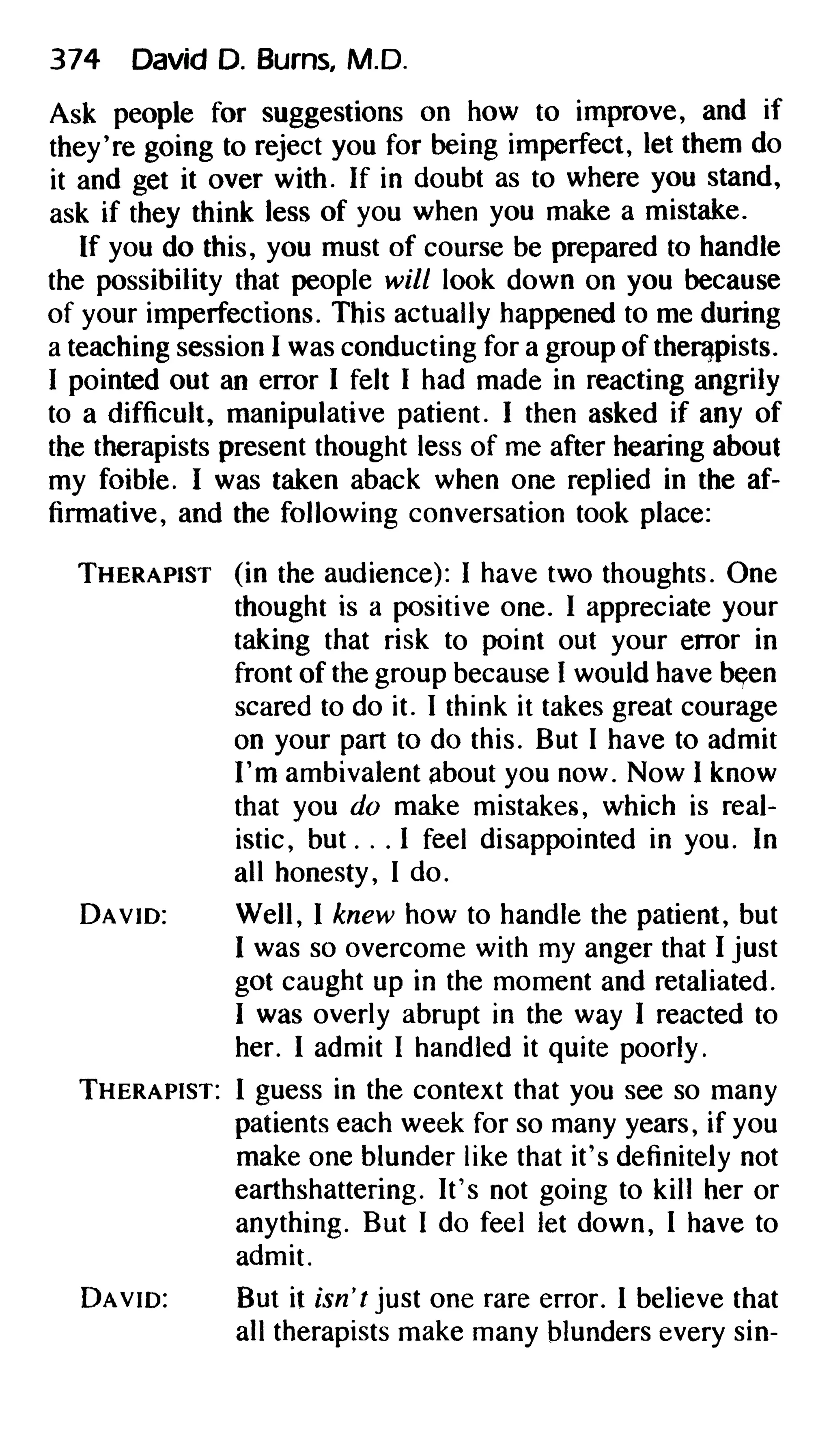 Feeling good the new mood therapy david burns