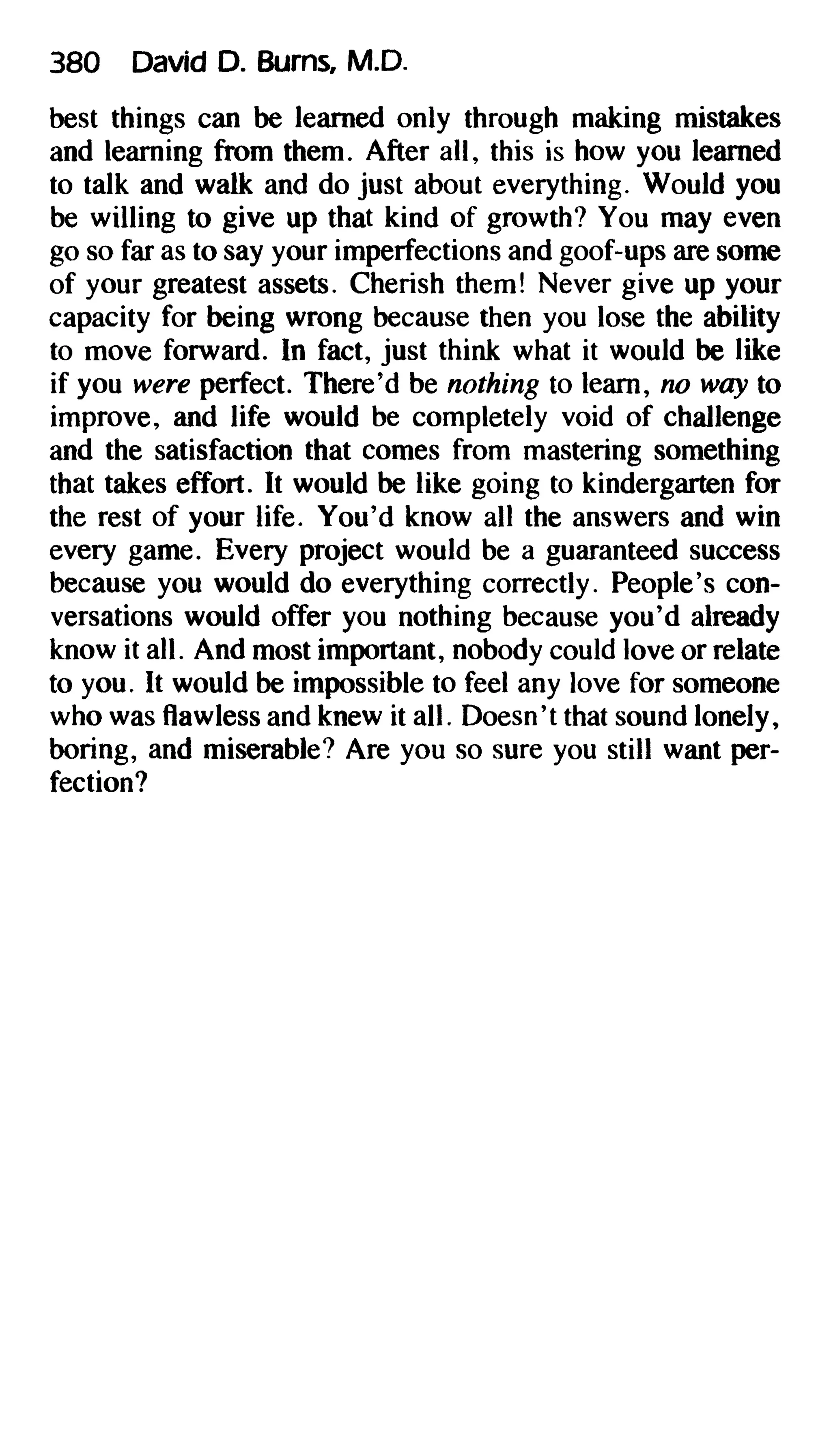 Feeling good the new mood therapy david burns