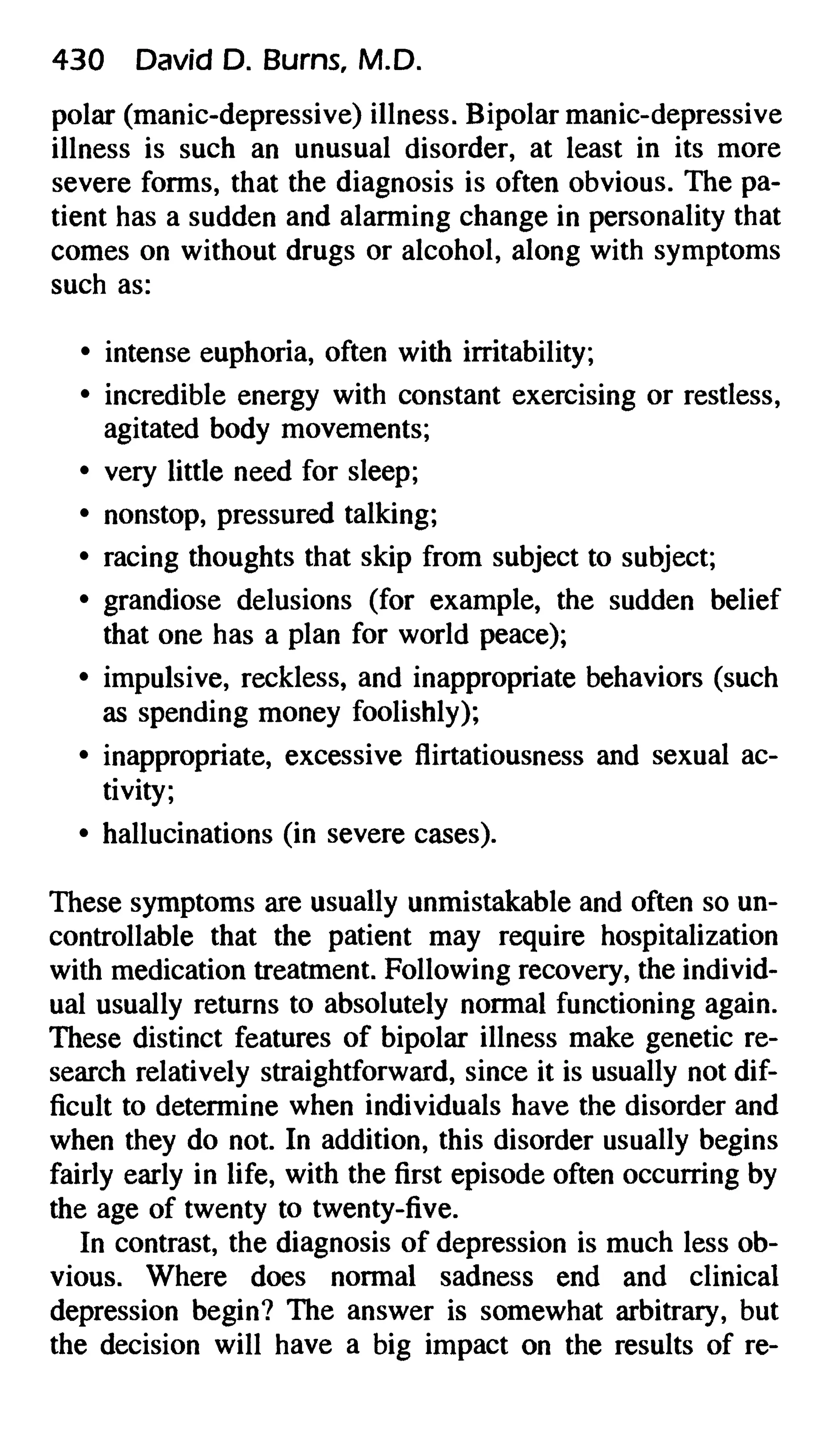 Feeling good the new mood therapy david burns