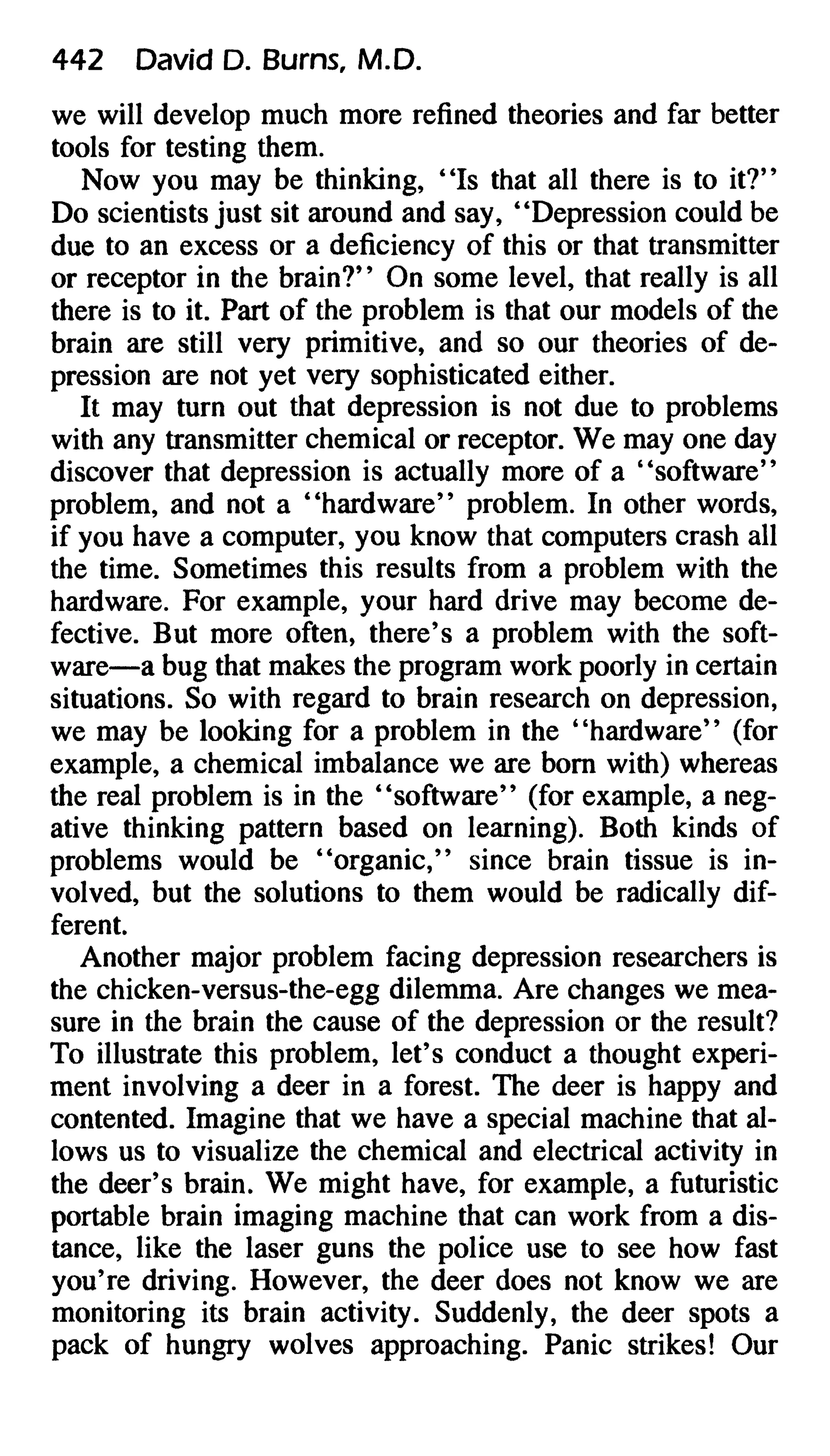 Feeling good the new mood therapy david burns
