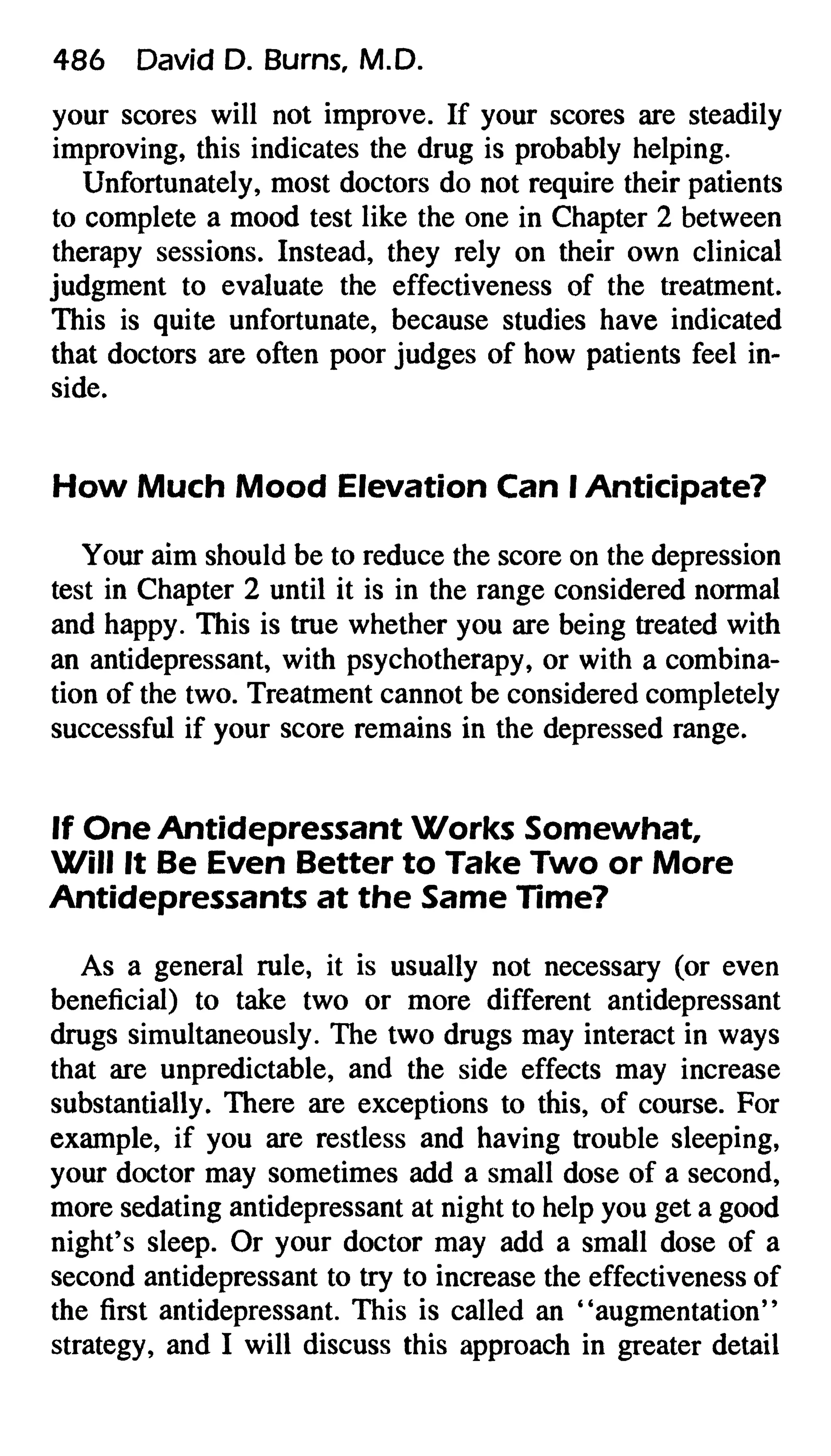 Feeling good the new mood therapy david burns