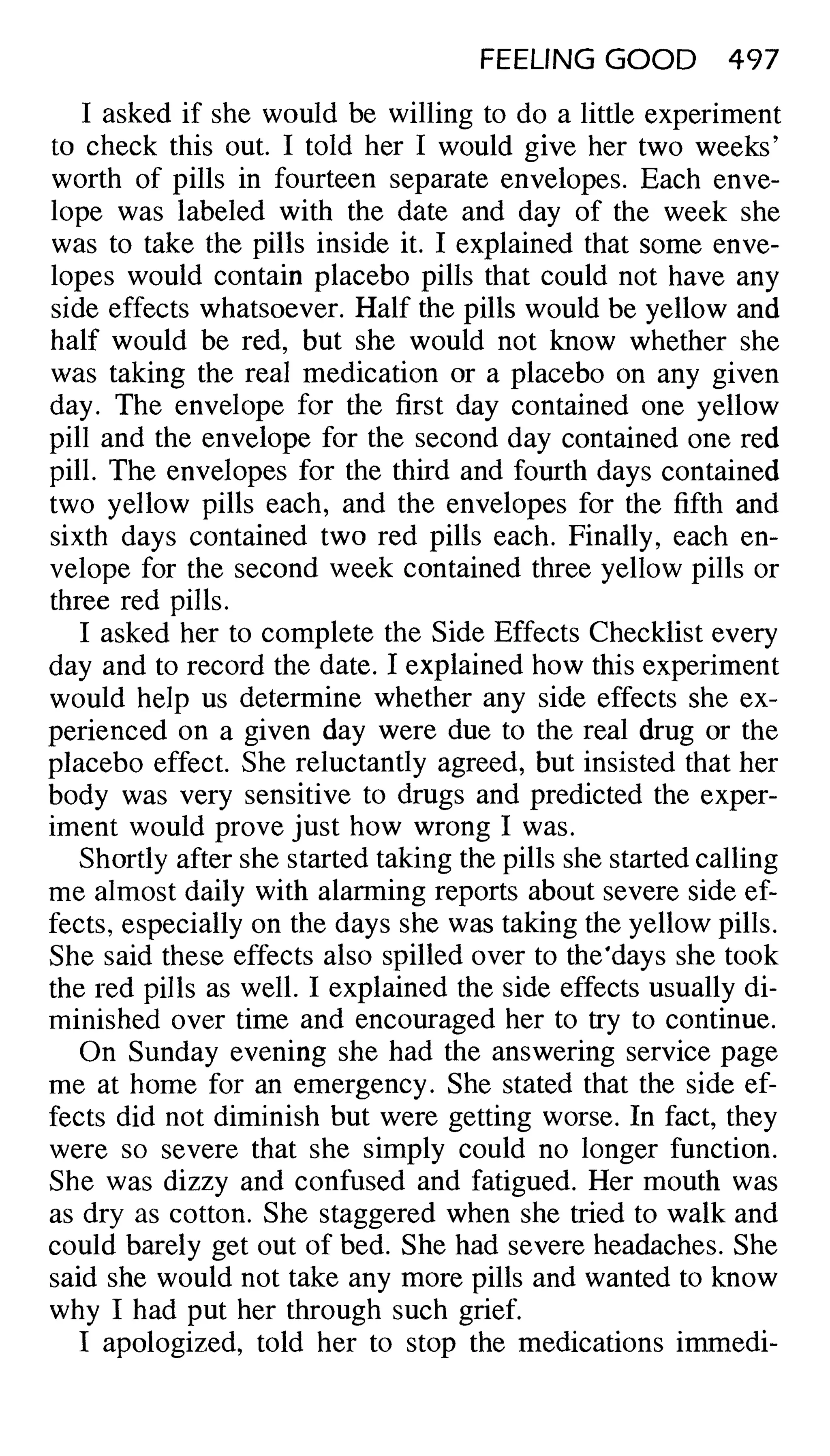 Feeling good the new mood therapy david burns