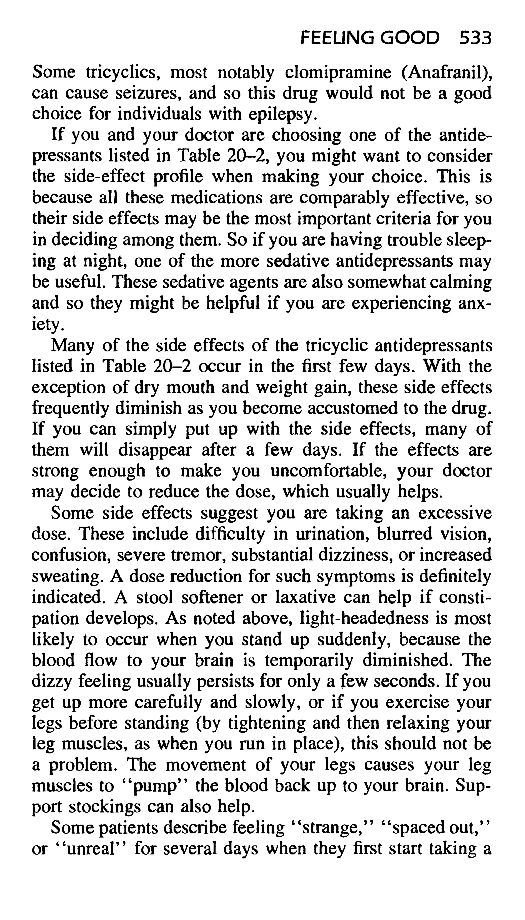 Feeling good the new mood therapy david burns