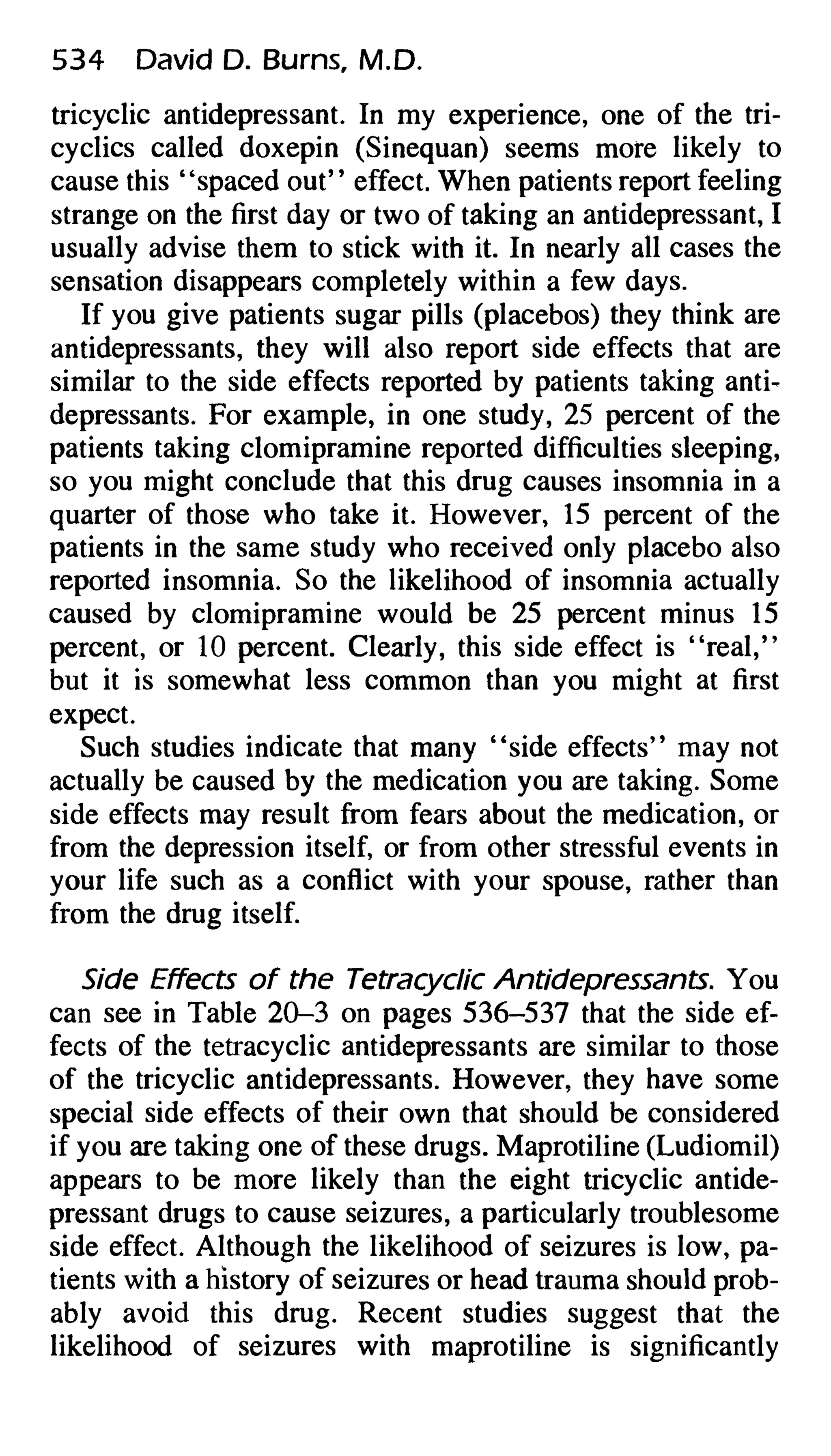 Feeling good the new mood therapy david burns