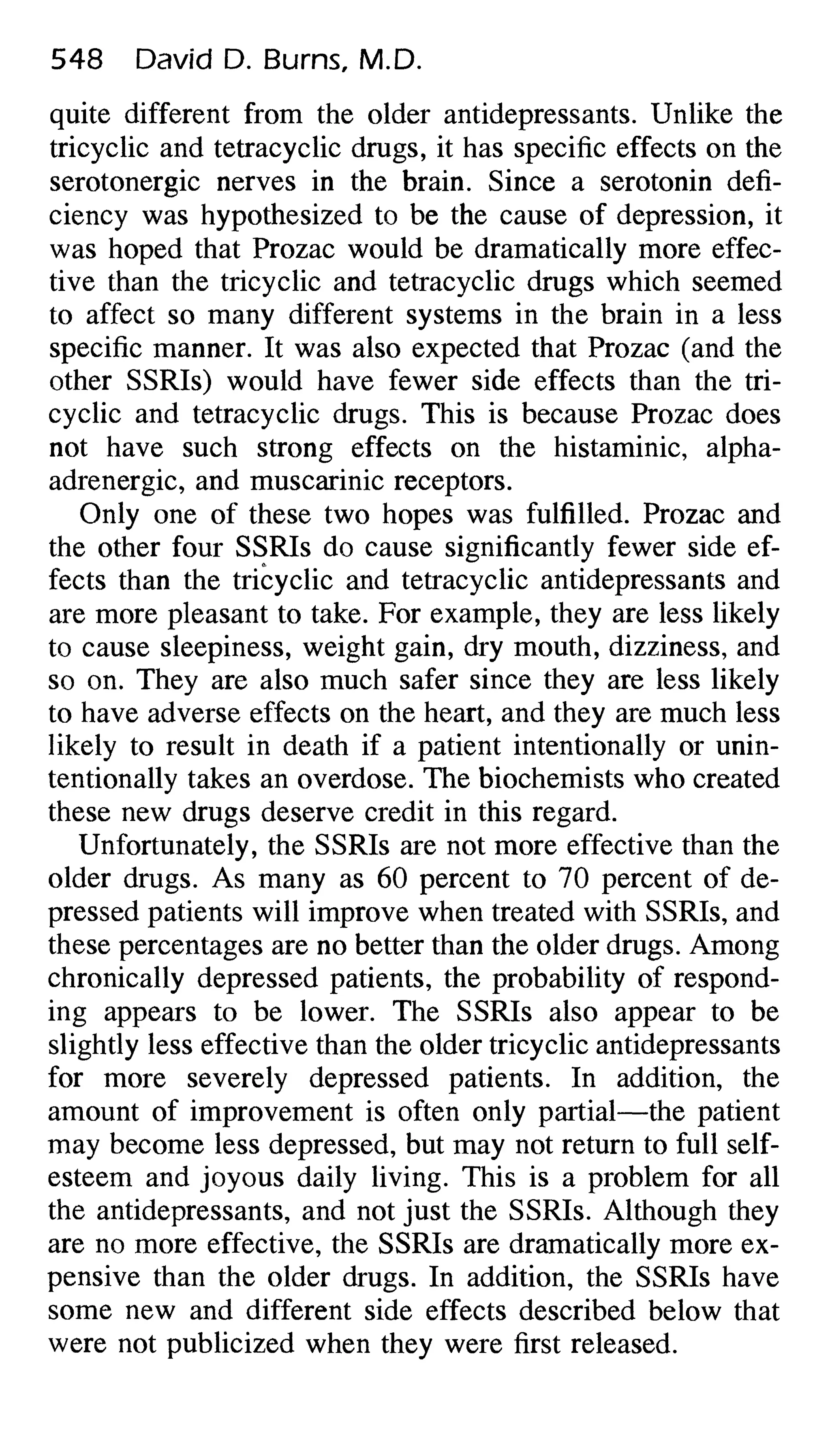 Feeling good the new mood therapy david burns