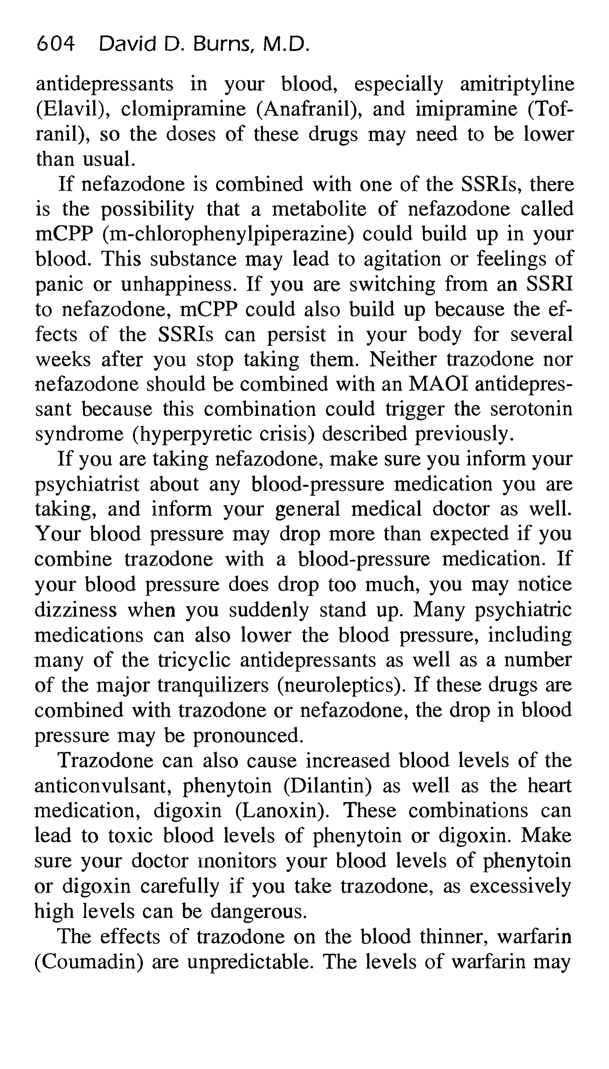 Feeling good the new mood therapy david burns
