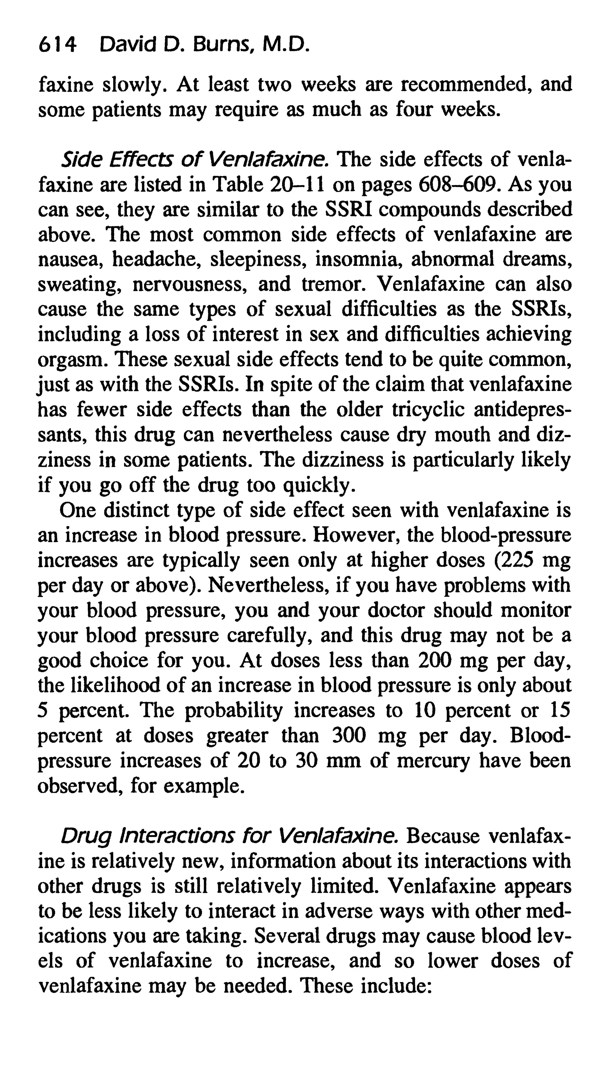 Feeling good the new mood therapy david burns