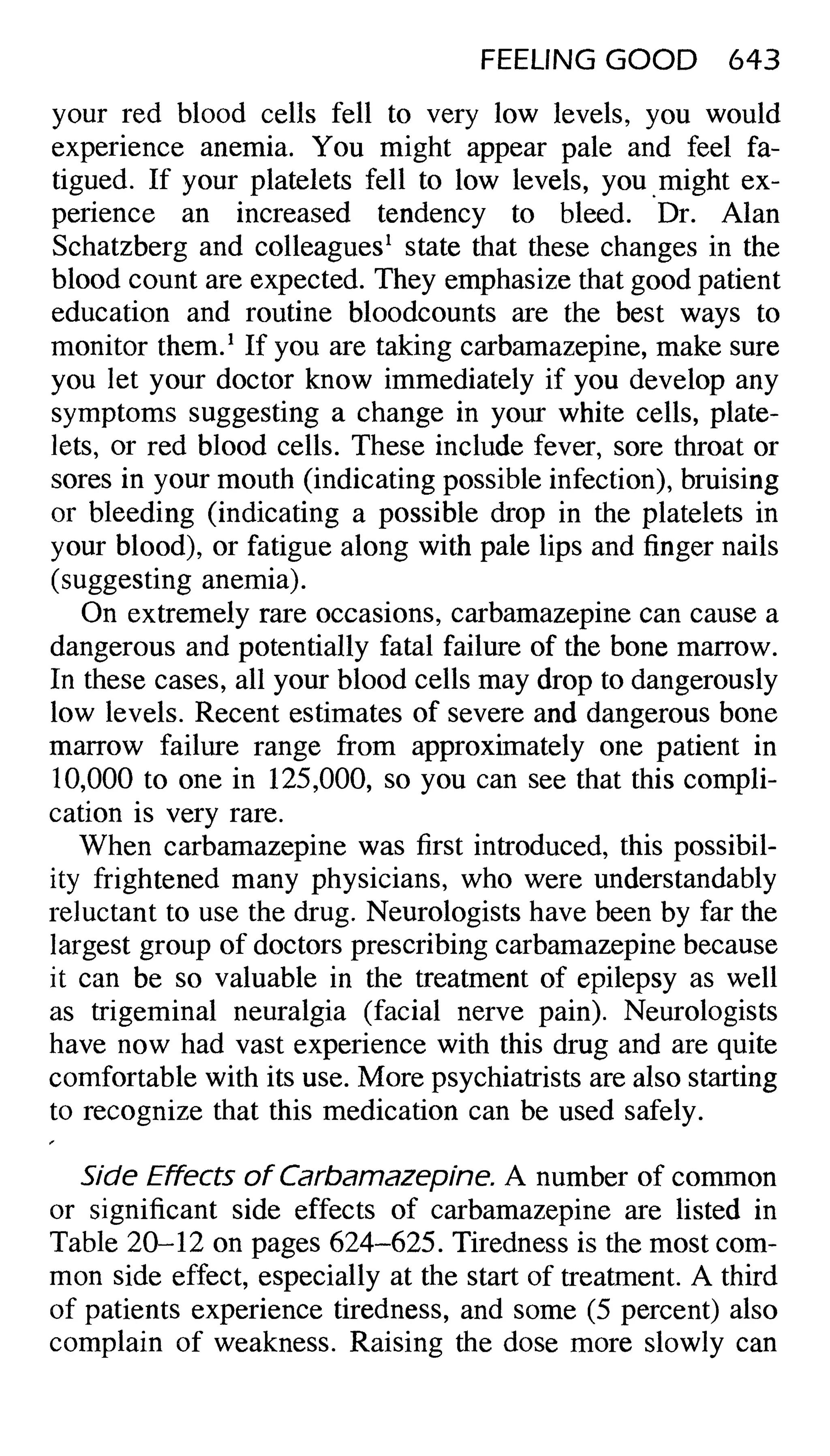 Feeling good the new mood therapy david burns