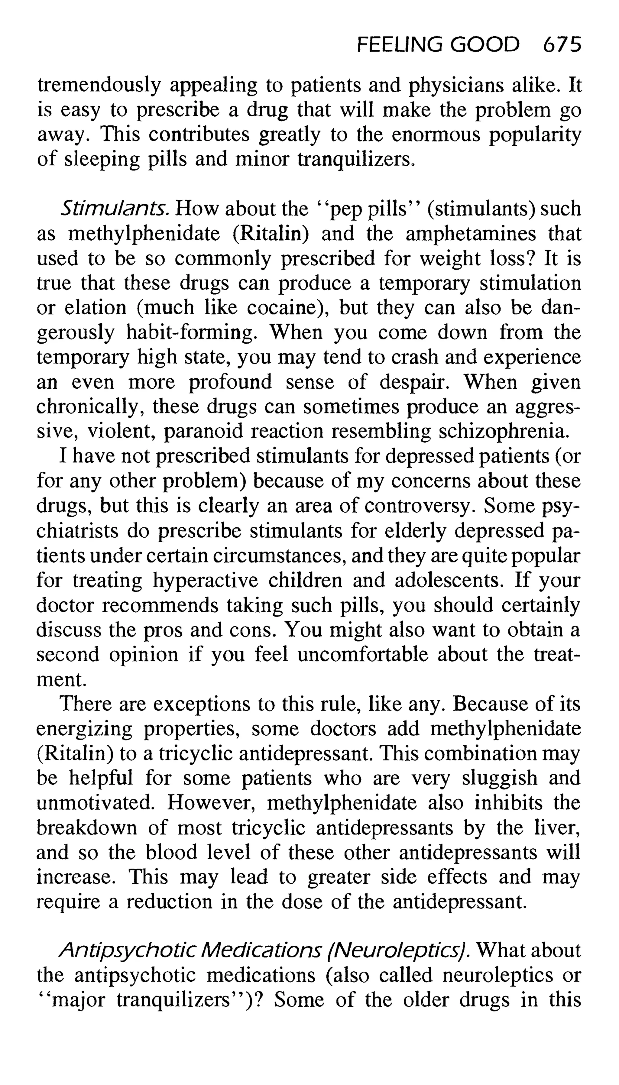 Feeling good the new mood therapy david burns