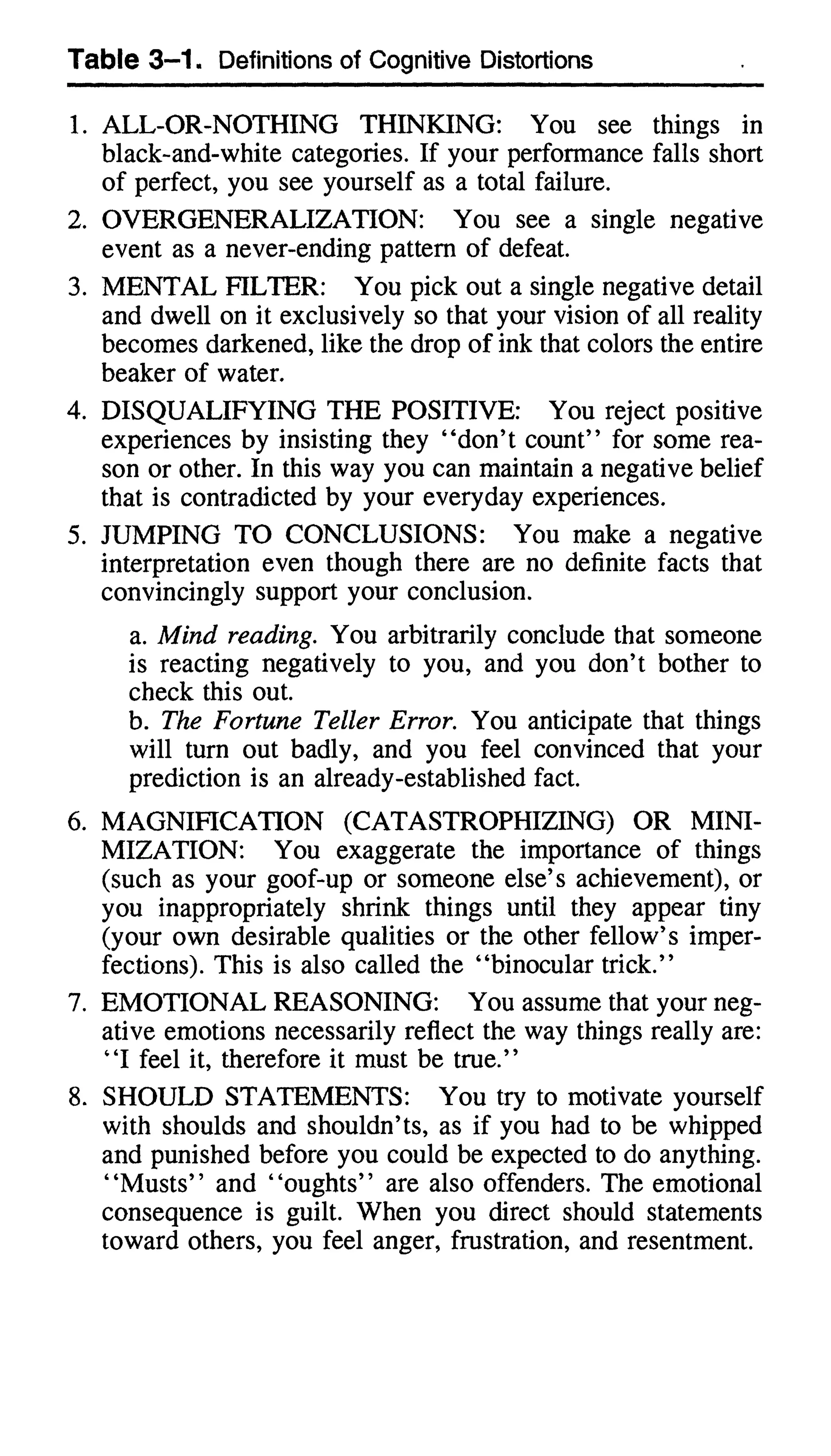 Feeling good the new mood therapy david burns