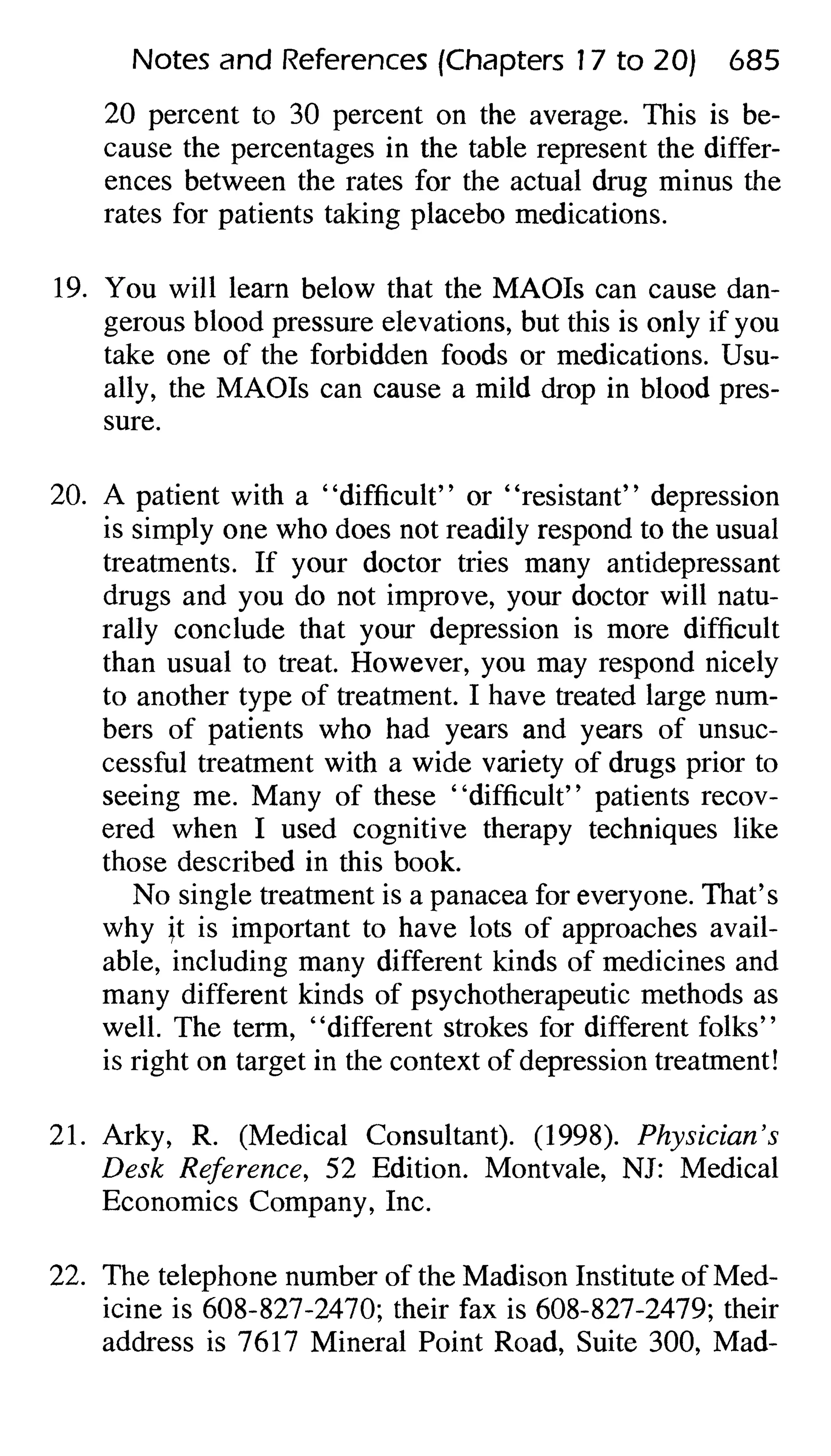 Feeling good the new mood therapy david burns