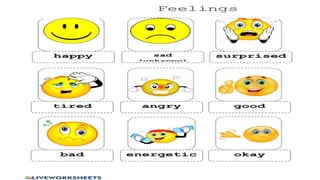 Feelings Activities PPT