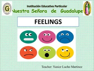 Teacher: Yunior Lucho Martinez
FEELINGS
 