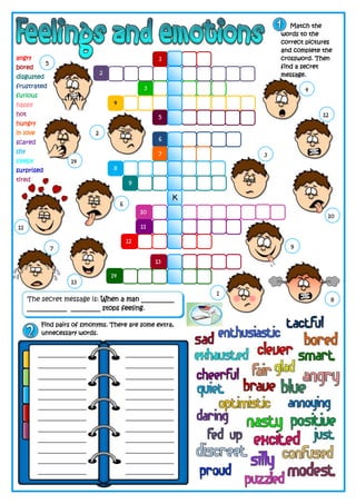Feelings, emotions, personality traits