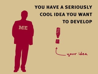 you have a seriously
  cool idea you want
          to develop




           your idea
 