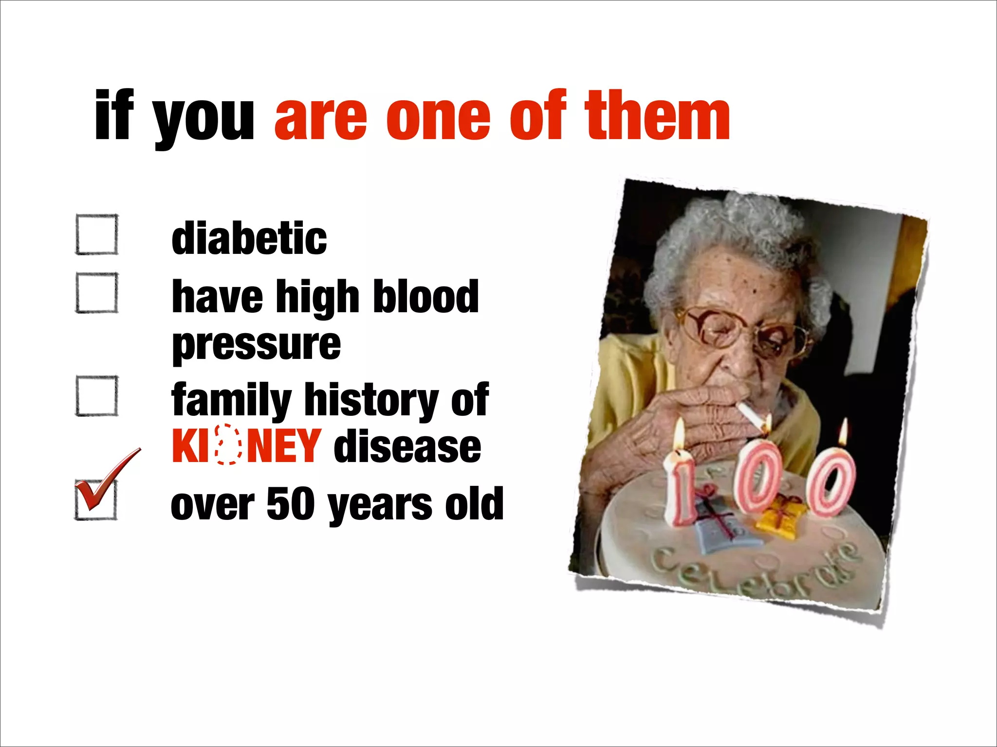 if you are one of them


visit your


    DOCTOR
 