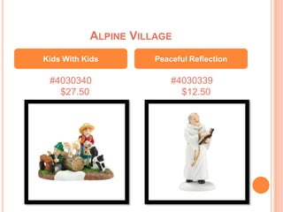 ALPINE VILLAGE
Kids With Kids

Peaceful Reflection

#4030340
$27.50

#4030339
$12.50

 