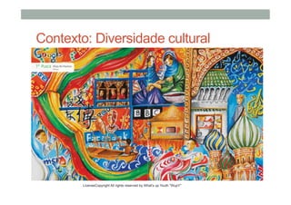 Contexto: Diversidade cultural

LicenseCopyright All rights reserved by What's up Youth "WupY"

 