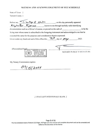 Kristoffer Kjornes Fee Schedule for Violations by U.S. Citizens, public  officials, government officers, and de facto color of law representatives  published c/o Tarrant County Clerks Office | PDF