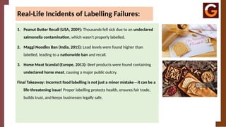 FE&ET 2.1 Food Labelling and printing technology | PPTX