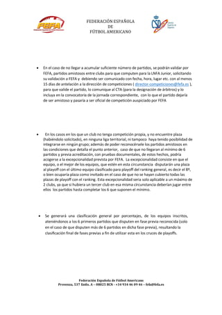 Convocatoria XII LNFA junior 20162017 PDF