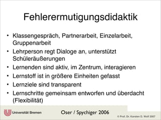 Fehler im Unterricht konstruktiv nutzen
