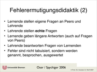 Fehler im Unterricht konstruktiv nutzen