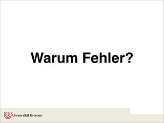 Fehler im Unterricht konstruktiv nutzen