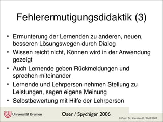 Fehler im Unterricht konstruktiv nutzen