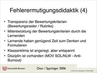 Fehler im Unterricht konstruktiv nutzen