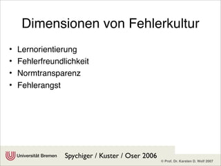 Fehler im Unterricht konstruktiv nutzen