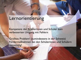 Fehler im Unterricht konstruktiv nutzen