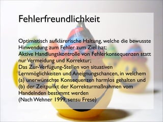 Fehler im Unterricht konstruktiv nutzen