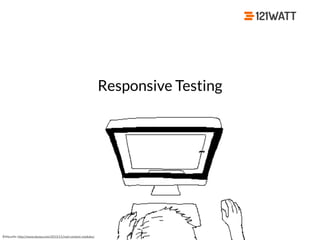 © 121WATT - André Goldmann
Responsive Testing
Bildquelle: http://www.elezea.com/2013/11/rwd-content-modules/
 