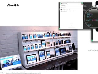 © 121WATT - André Goldmann
Ghostlab
http://vanam
Bild Quelle: http://www.html5rocks.com/en/tutorials/tooling/synchronized-cross-device-testing/
 