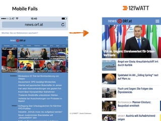 © 121WATT - André Goldmann
Mobile Fails
 