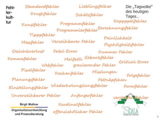 3
Fehl-
ler-
kult-
tur
Die „Tagwolke“
des heutigen
Tages…
 