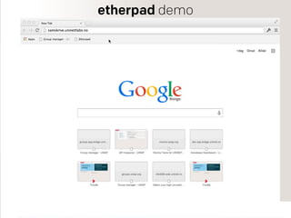 17
etherpad demo
 