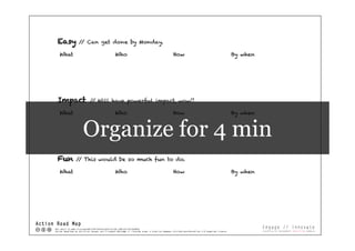 Organize for 4 min
 