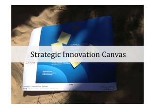 Strategic Innovation Canvas
 