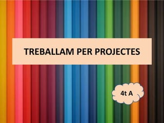 TREBALLAM PER PROJECTES
4t A
 