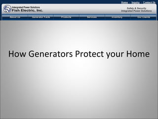 How Generators Protect your Home 