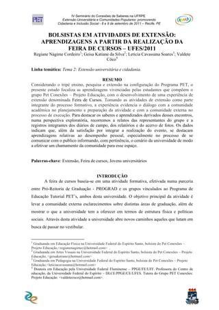 PET Serviço Social - UFES