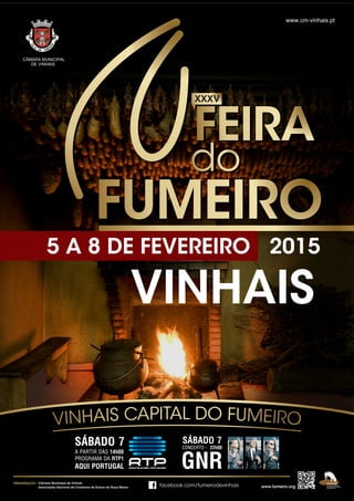 Cartaz da XXXV Feira do Fumeiro de Vinhais | 2015