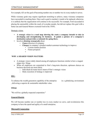 Two's Example Mba feismo.com-mba-ii-strategic-management-14mba25-notes-pr ...