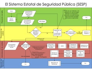 El Sistema Estatal de Seguridad Pública (SESP)33